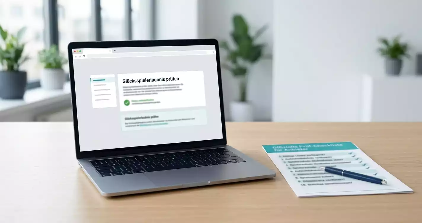 Ruhige Übersicht mit amtlicher Liste, Prüfpunkten und neutralen Markierungen